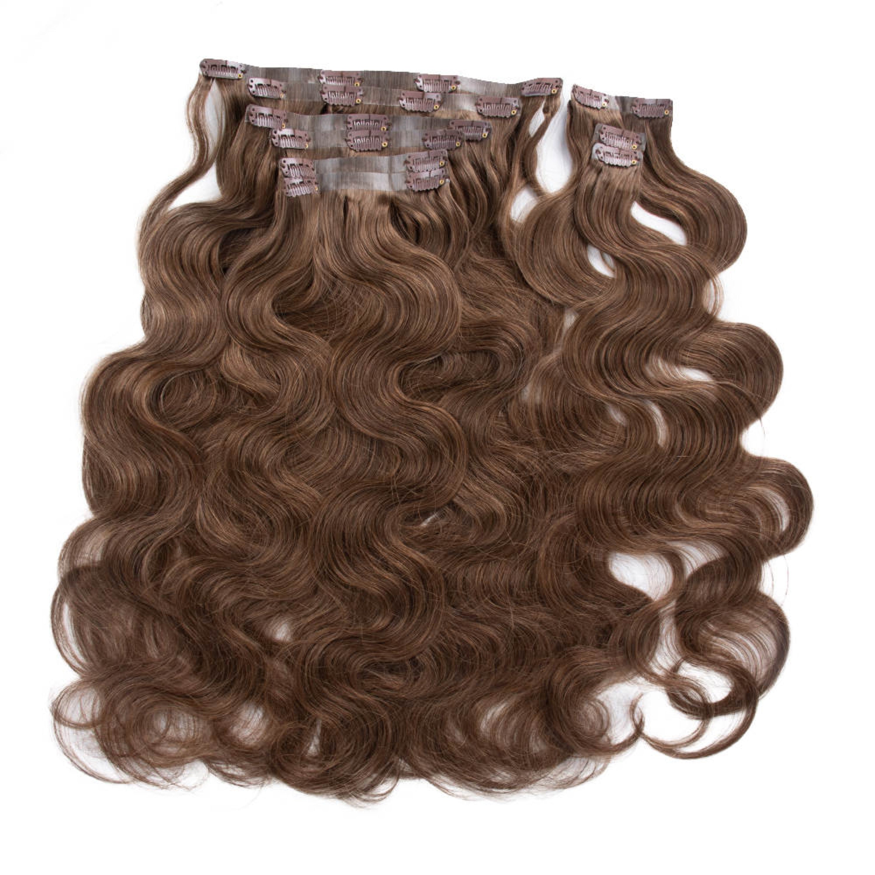 Cinnamon Brown Seamless Clip Ins 24” X Rihanna