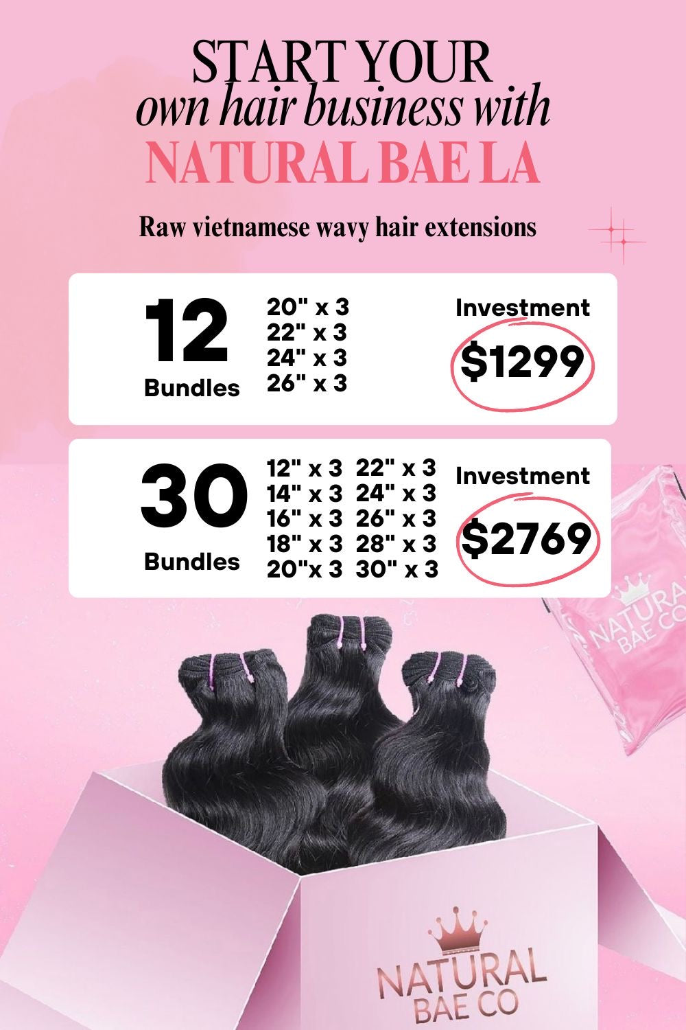 WHOLESALE RAW VIETNAMESE WAVY BUNDLES