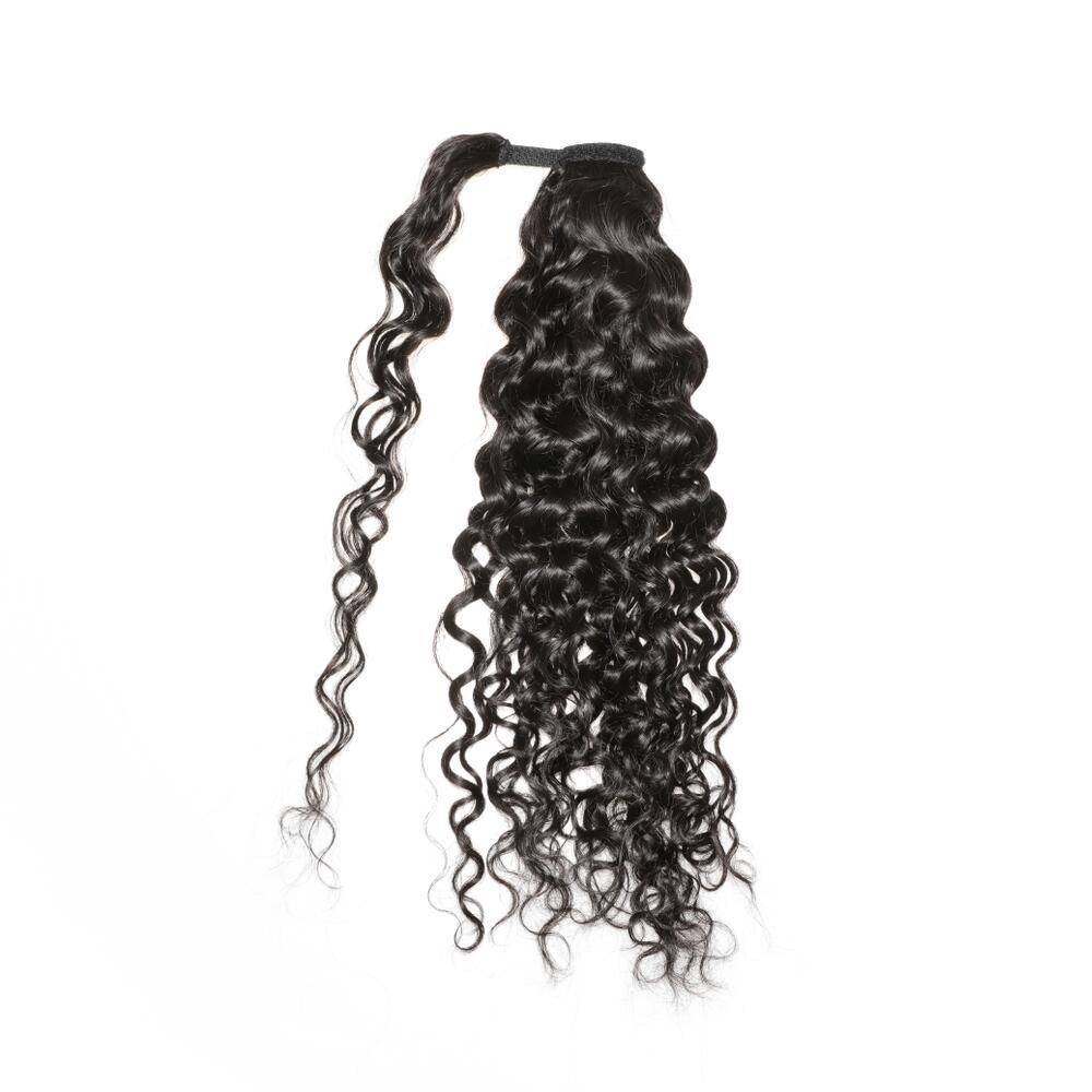 Water Curly Wrap Around Ponytail - Natural Bae LA
