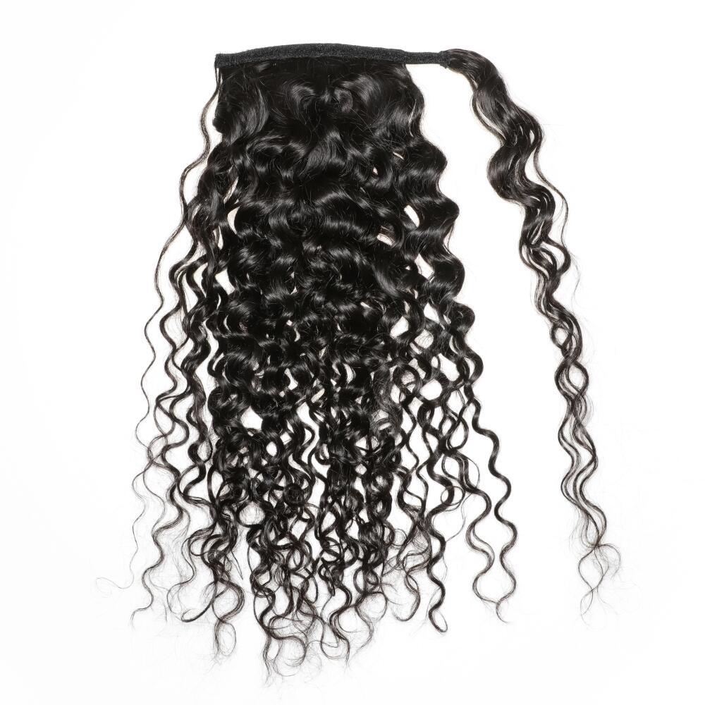 Water Curly Wrap Around Ponytail - Natural Bae LA
