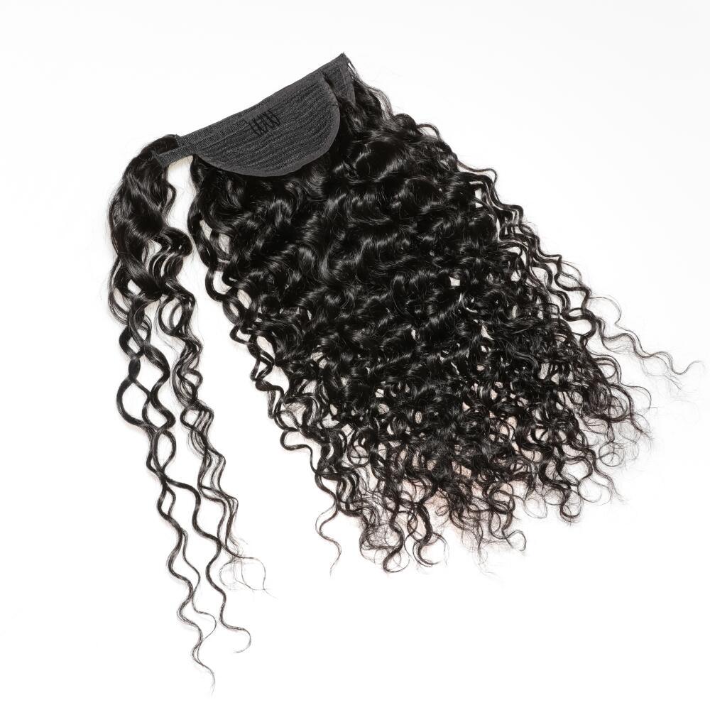 Water Curly Wrap Around Ponytail - Natural Bae LA