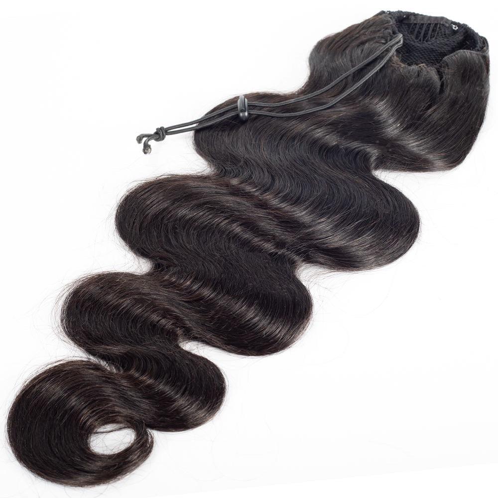 Indian Body Wave Drawstring Ponytail - Natural Bae LA