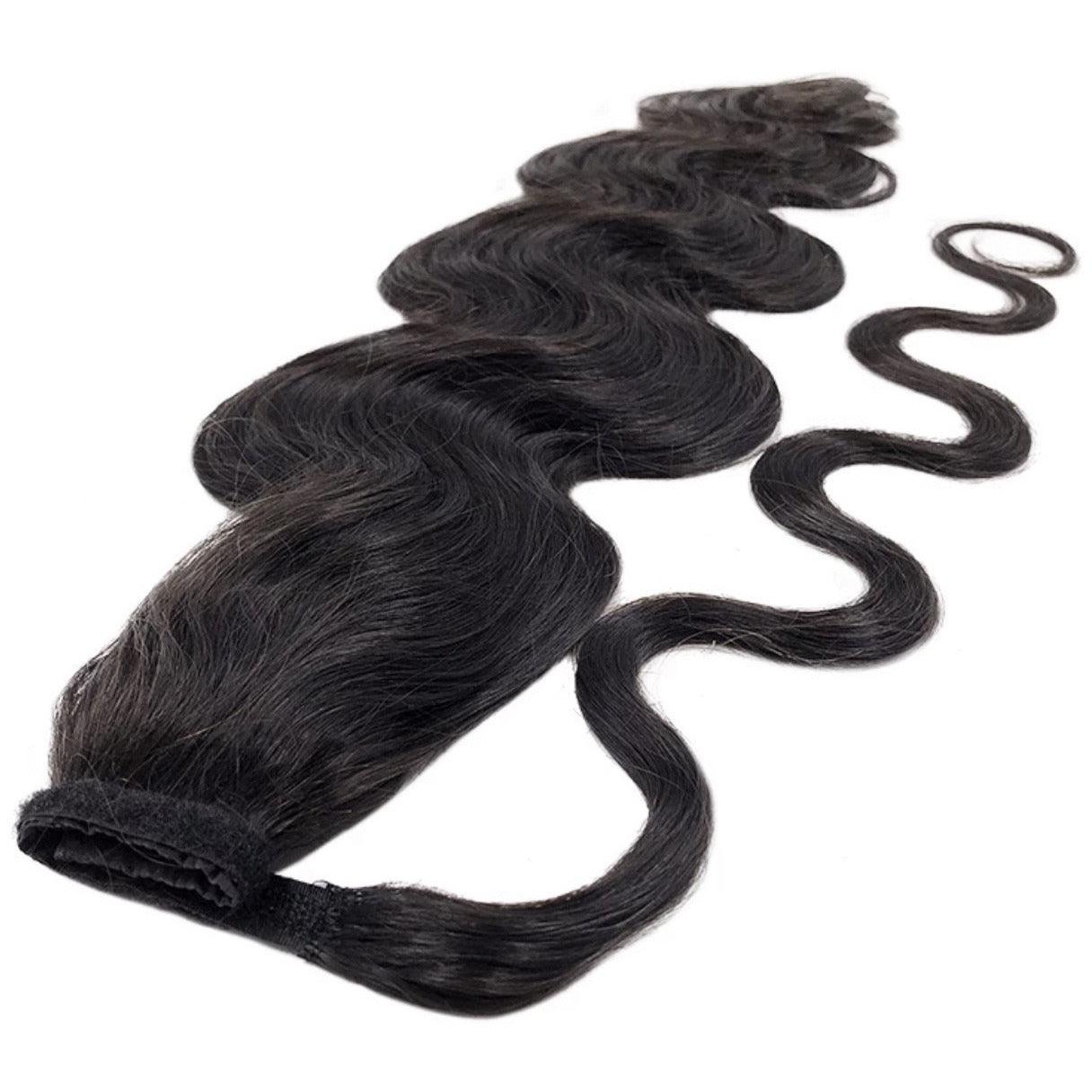 Indian Body Wave Wrap Around Ponytail - Natural Bae LA