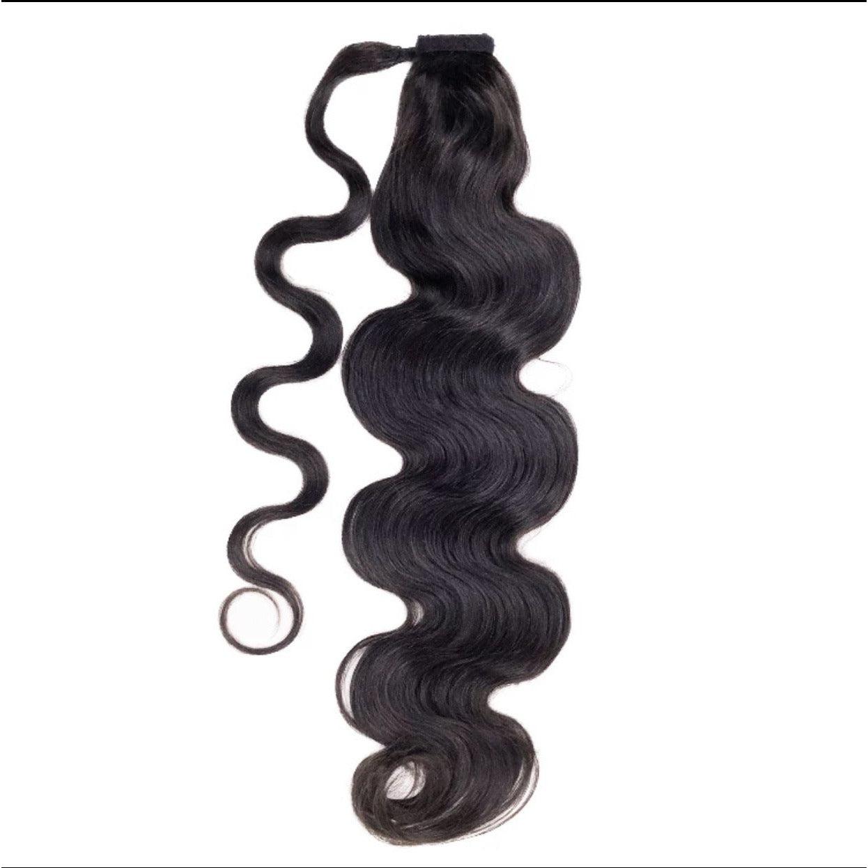 Indian Body Wave Wrap Around Ponytail - Natural Bae LA