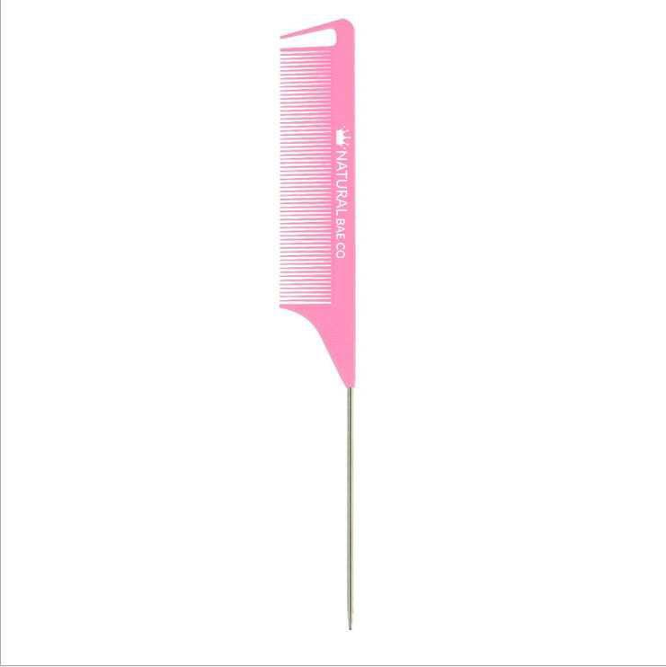 NBLA Rattail Comb - Natural Bae LA