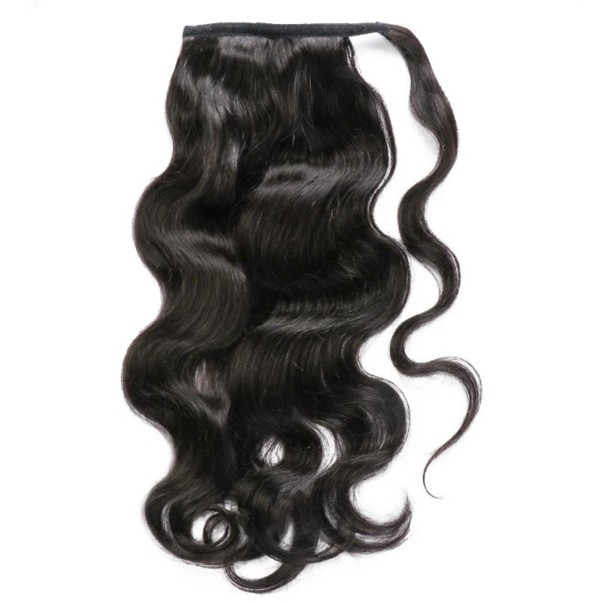 Indian Body Wave Wrap Around Ponytail - Natural Bae LA