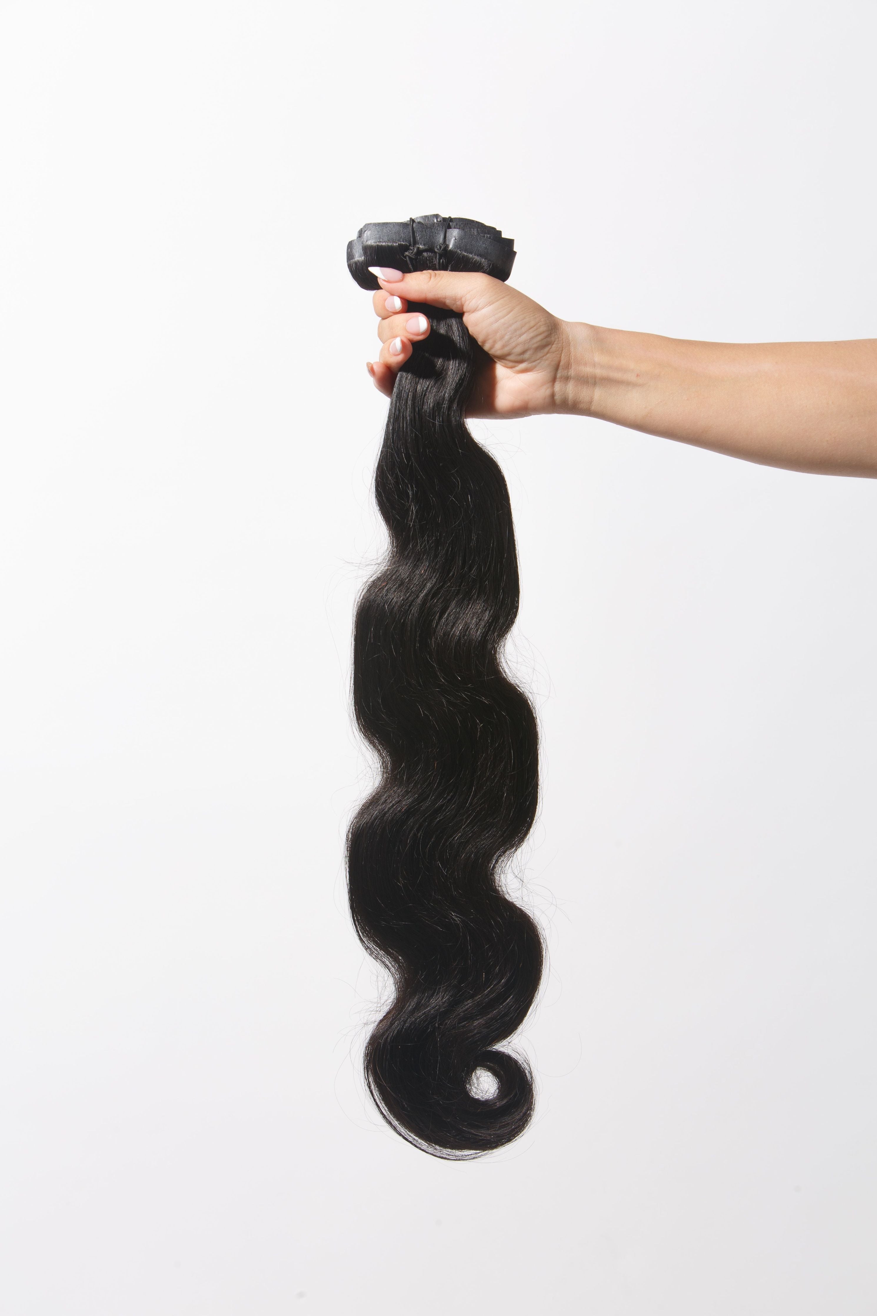 Seamless Indian Body Wave Clip Ins
